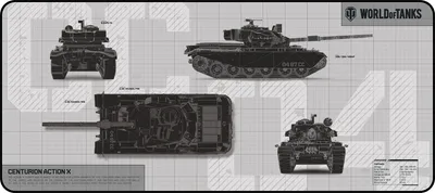 Obrázek produktu pro YENKEE Mousepad DEFENDER WT90 - limited edition WORLD OF TANKS