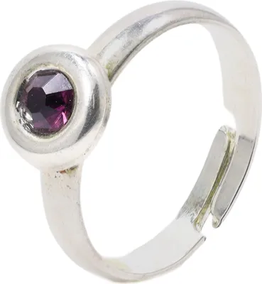 Produktbild von MIAMAR 1173634 Damen Ring Sterling-Silber 925  Lila 51 (16.2)