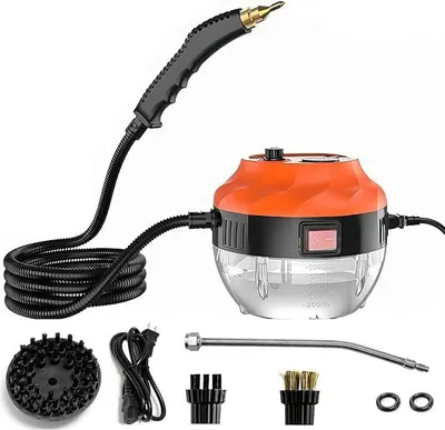 Produktbild von Tragbarer Dampfreiniger, 2500W Hochtemperatur-Druckdampfreiniger für Küche, Bad, Teppich, Auto und Fliesen