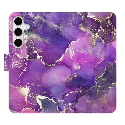 Obrázek produktu pro Flipové pouzdro iSaprio - Purple Marble pro Samsung Galaxy S24+