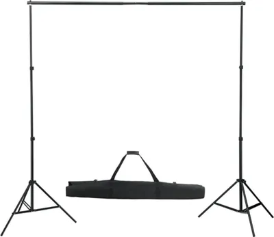 Produktbild von vidaXL Fotohintergrund-System 600 x 300 cm Grün