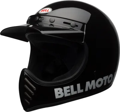 Zdjęcie produktu dla Kask BELL Moto-3 Classic - czarny błyszczący