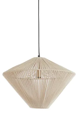 Zdjęcie produktu dla Light & Living - lampa wisząca - Felida - beżowy - bawełna - Ø 53cm - E27 - 2973384