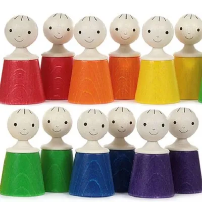 Produktbild von Holzspielzeug Hörspiel Klangkinder LxBxH 180x30x185mm NEU
