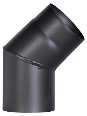 Image de Tuyau de raccordement pour four, modèle R130/B4O, en acier de 2 mm d'épaisseur (cheminée), diamètre de 130 mm
