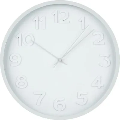 Produktbild von Wanduhr, rund, grau