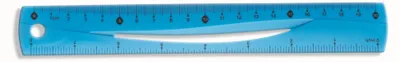 Immagine prodotto di Righello blu da 20 cm, flessibile e resistente alle rotture