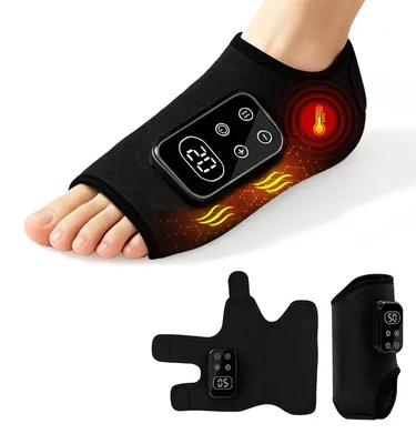 Produktbild von 3-in-1 Elektrisches Fußmassagegerät, kabellos & wiederaufladbar, 5 Vibrationsmodi, 6 Heizstufen – Fußmassagegerät gegen Fußermüdung & Schwellungen