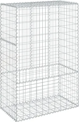 Zdjęcie produktu dla vidaXL Gabion z pokrywą 100x50x150 cm Ocynkowane żelazo