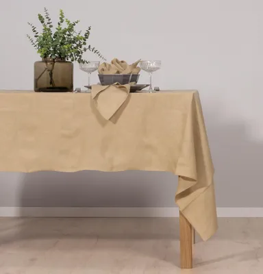 Immagine prodotto di Tovaglia in lino 100%, 140 x 140 cm, aspetto naturale ed elegante