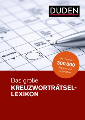 Produktbild von Duden - Das große Kreuzworträtsel-Lexikon