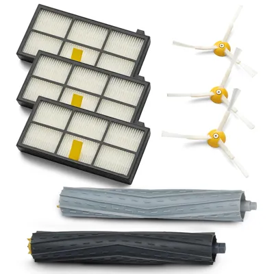 Image de Extralink Kit de remplacement pour iRobot Roomba série 800,  Brosses AeroForce et filtres HEPA