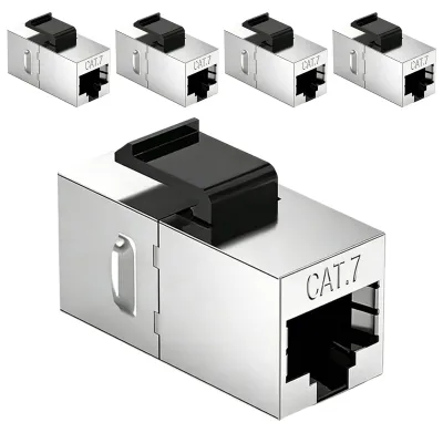 Cat 7 Keystone Modul RJ45 Kupplung, 1,45 cm, 10 Gbit/s, STP