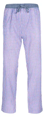 Produktbild von Luca David Herren Pyjamahose Olden Glory - blau+weiss - Größe XXL