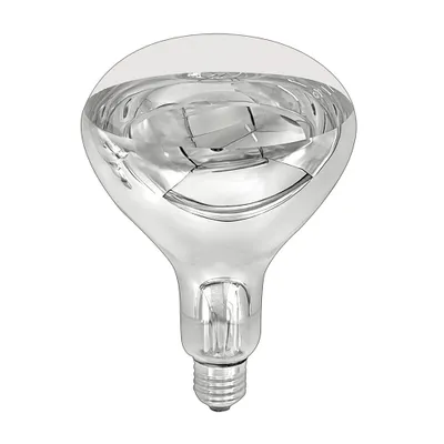 Image de Réflecteur infrarouge en verre trempé BR125 250 W E27 transparent, dimmable, 60°