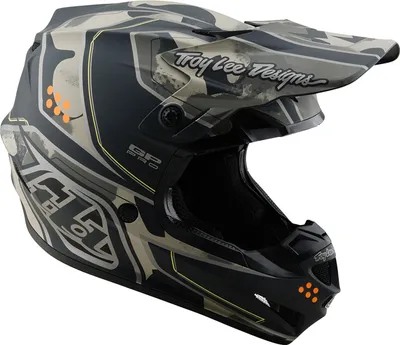 Produktbild von Troy Lee Designs GP Pro MIPS Helm, Trooper, black/caper, S | 55-56cm