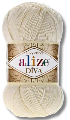 Zdjęcie produktu dla Alize 1x 100 g wełna Diva, jednolita, szydełkowanie, dzierganie (383)