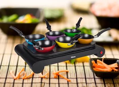 Obrázok produktu pre Súprava Tristar wok 1000 W čierna