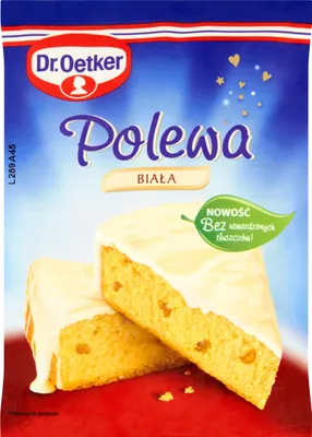 Produktbild von Dr. Oetker Polewa biała do ciast i deserów 100 g