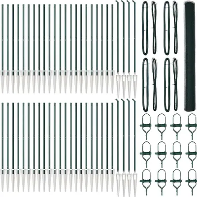 Produktbild von vidaXL Schweißdrahtzaun mit Spikes 100 x 1,6 m (B x H)