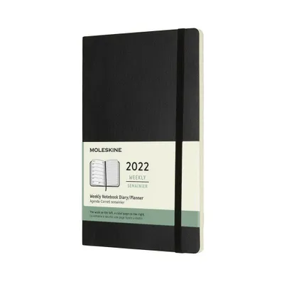 Produktbild von Moleskine Classic, Persönliches Tagebuch, Schwarz, 12-Month, Einfarbig, Elfenbein, 90 x 140 mm