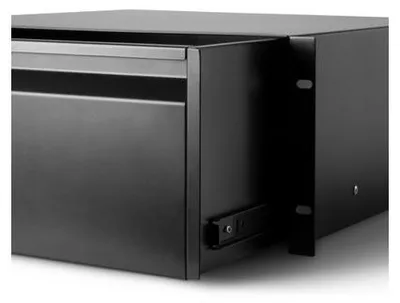 Zdjęcie produktu dla Adam Hall 19" Parts 874 E 04 A - ERGO 19" aluminiowa szuflada rack 4 RU