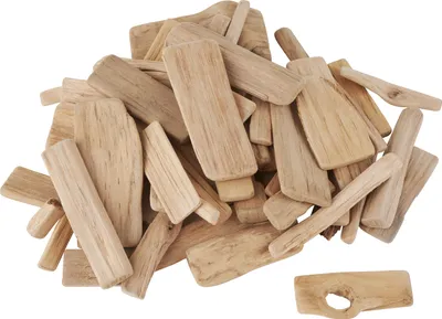 Produktbild von VBS Treibholz für maritime Dekoration, ca. 250 g, 4-8 cm Länge, abgerundete Spitzen