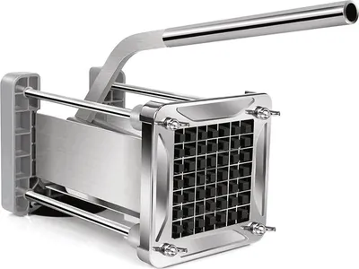Produktbild von Sopito Kartoffelschneider aus Edelstahl mit 1,27 cm Klingen für den Haus- und Gewerbegebrauch