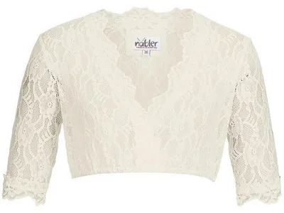 Produktbild von Dirndlbluse 3/4 Arm Laura in Creme von Nübler Größe 42