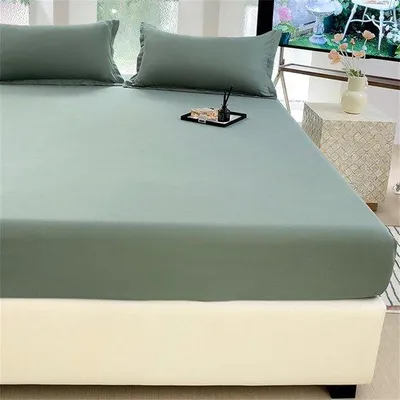 Zdjęcie produktu dla Unyqoos® - prześcieradło z gumką, 140x200 cm - elastyczne prześcieradło z mikrofibry, miękkie i dobrze dopasowujące się do materacy o grubości do 25 cm