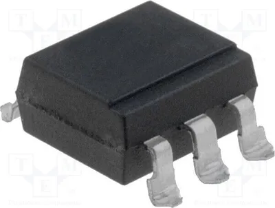Zdjęcie produktu dla 1 x Optotriak 5,3 kV, napięcie wyjściowe: 400 V, bez neutralizacji, 6 sztuk MOC3022XSM, optotriaki