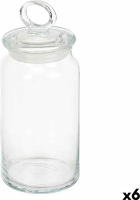 Obrázek produktu pro Kuchyňský hrnec 9,8 x 23,4 x 9,8 cm Průhledná silikonová nádoba 1,1 l (6 kusů)