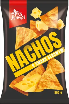 Immagine prodotto di Nachos al formaggio 500 g - Tres Amigos