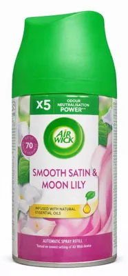 Zdjęcie produktu dla Air Wick Freshmatic Zapas Księżycowa Lilia Otulona Satyną 250 ml