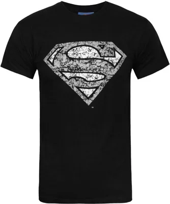 Obrázok produktu pre Superman Oficiálne pánske tričko s logom NS4989 (S) (čierna)