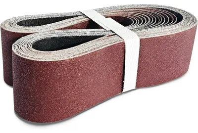 Productafbeelding van Schuurbanden, 20 stuks, afmetingen 100 x 915 mm, korrelgroottes P80-P320, geschikt voor bandschuurmachines