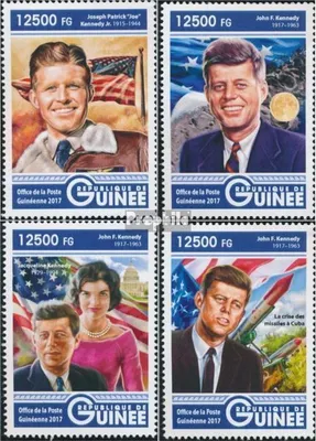 Produktbild von Briefmarken Guinea 2017 Mi 12381-12384 (kompl. Ausgabe) postfrisch John F. Kennedy