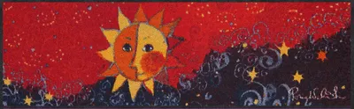 Produktbild von Salonloewe SOLE REMAKE Fußmatte Wohnmatte Rosina Wachtmeister 35 x 120 cm