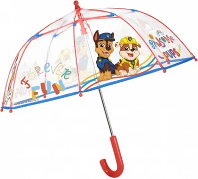 Produktbild von Perletti Regenschirm PAW PATROL transparent manuell