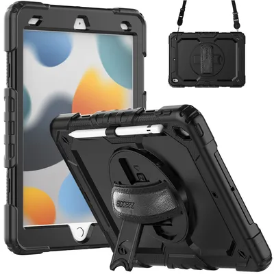 Immagine prodotto di iPad 9 2021 10.2 pollici, iPad 7 2019 10.2 pollici, iPad 8 2020 10.2 pollici Hülle: Tracolla Accezz Rugged Backcover