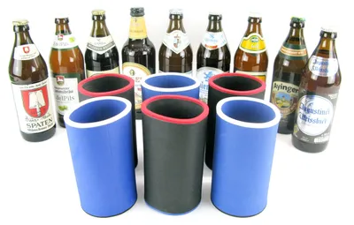 Obrázok produktu pre Sada 6 neoprénových chladiacich vložiek na 0,5-litrové fľaše