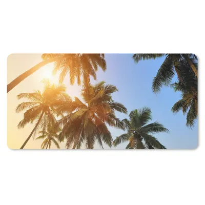 Produktbild von MuchoWow® Mauspad Mousepad Palme - Sonne - Sommer - Tropisch 60x30 cm - Mousepads - Maus Mat - Pad - Mausunterlage - Nachhaltig