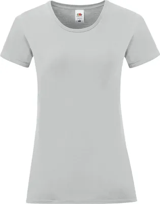 Obrázok produktu pre Dámske tričko Fruit Of The Loom Iconic, krátky rukáv PC3400 (2XL) (Zinc)