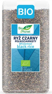 RYŻ CZARNY PEŁNOZIARNISTY BIO 500 g - BIO PLANET