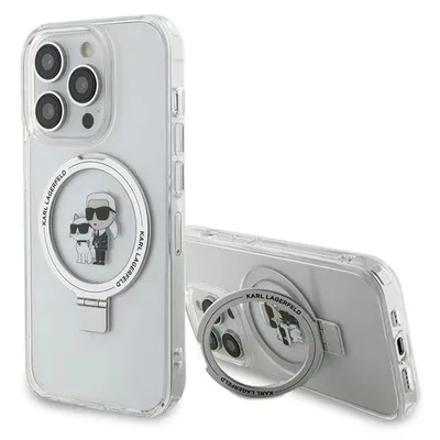 Obrázok produktu pre Puzdro Karl Lagerfeld Ring Stand Karl&Choupettte Magsafe Na Iphone 13 Pro / 13 - Biele