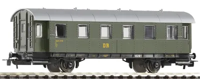 Produktbild von PIKO Pass.Car B 2nd Cl. DR III, Eisenbahn-Modell, HO (1:87), Unisex, Schwarz, Grün, Grau, Nicht für Kinder unter 36 Monaten geeignet