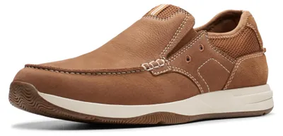 Productafbeelding van Clarks Sailview StepLoafer heren, lichtbruin suède, maat 8