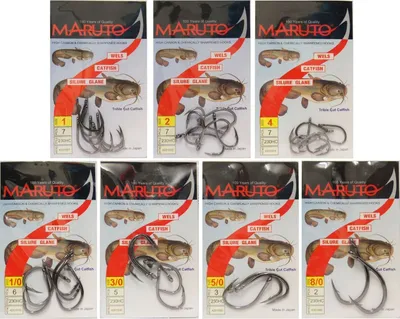 Produktbild von Maruto Wallerhaken Waller Wels Haken Wallerangeln, Größe:1