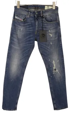 Immagine prodotto di Diesel Thommer 083ac Jeans da uomo blu Distress Slim Skinny Fit Stretch