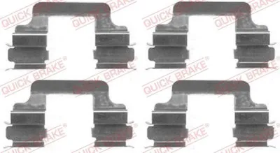 Produktbild von QUICK BRAKE 109-1610 Zubehörsatz, Scheibenbremsbelag x